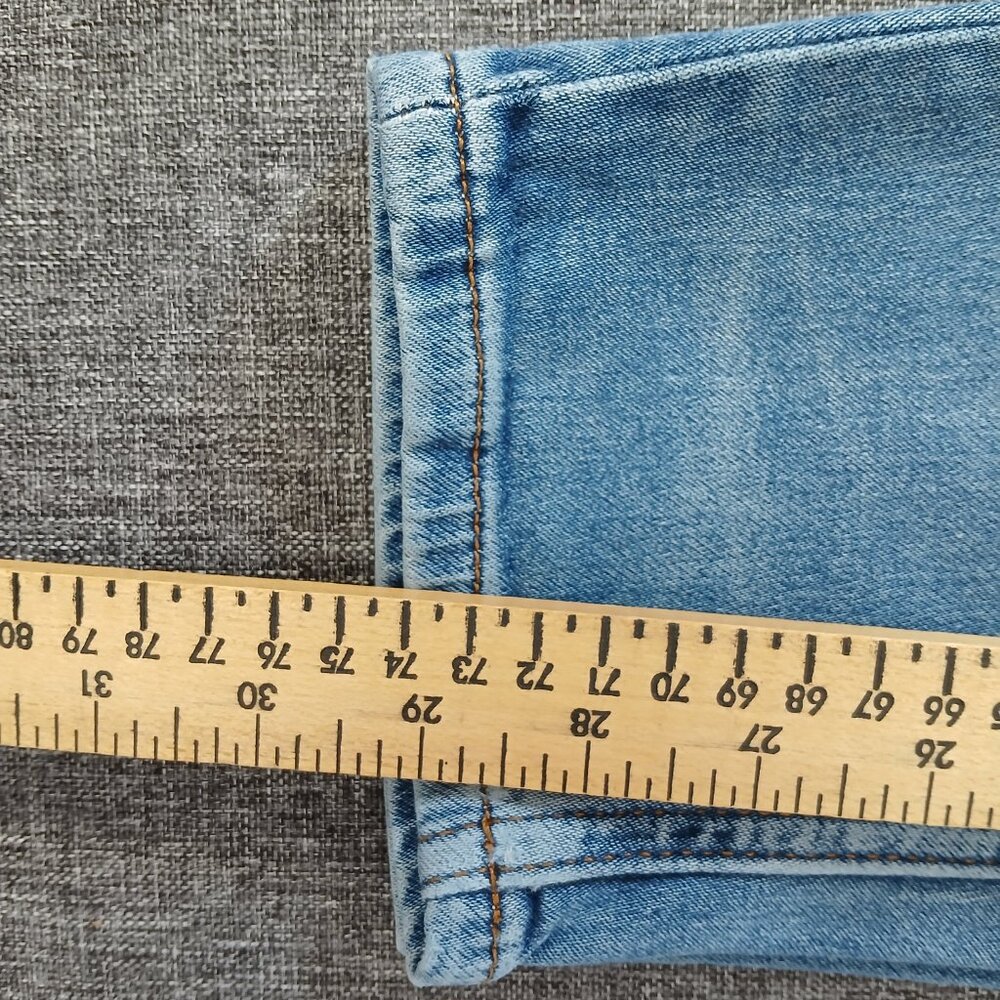Le 31 Simons Women's 27 Tokyo Fit Organic Cotton Mid Rise Blue Jeans 27x29 - Picture 7 of 7